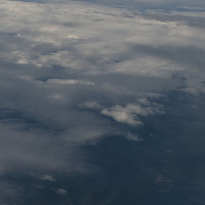 Clouds above Pacific Ocean