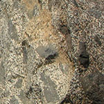Granite Boulder, neatly split
