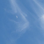 Sky, Clouds, Moon