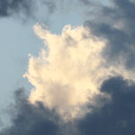 Black and white clouds