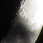 Crescent Moon and Cloud