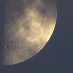 Moon, obscured by Clouds