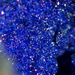 Azurite on Volcanic Rock